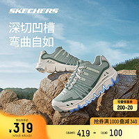 斯凯奇（Skechers）女子复古户外鞋轻量舒适耐磨徒步鞋子180149