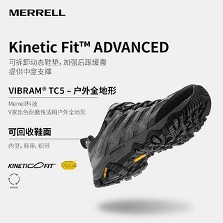 迈乐（Merrell）男女款迈越者户外登山徒步鞋减震轻量徒步防滑时尚耐磨透气 J035881黑灰(男) 40