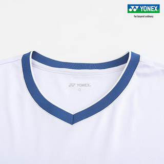 YONEX/尤尼克斯 110134BCR/210134BCR 24SS比赛系列 百搭运动T恤yy 110134BCR 白色（男款） O