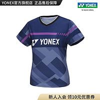 YONEX/尤尼克斯 110134BCR/210134BCR 24SS比赛系列 百搭运动T恤yy 210134BCR 牛仔藏青（女款） XO