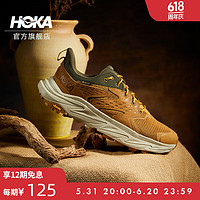 HOKA ONE ONE男女款阿纳卡帕2中低帮防水户外徒步鞋ANACAPA 2 GTX 蜜色/麦青色-男（低帮） 41