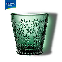 LOVWISH 乐唯诗 plus会员：乐唯诗（NERVISHI） 墨绿雏菊玻璃杯