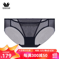 华歌尔(Wacoal) 商场同款蕾丝中低腰三角裤内裤内衣女WP30C4