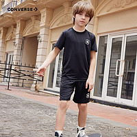 今日必买：CONVERSE 匡威 儿童速干短袖短裤两件套 CV2422302GS-003-B