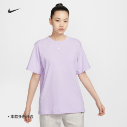 nike耐克女子夏季宽松纯棉t恤fd4150