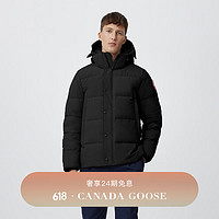 加拿大鹅（Canada Goose）Wyndham 男士派克大衣经典升级羽绒服 2048M 61 黑色 L