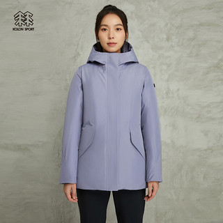 KOLON SPORT/可隆羽绒服 女子户外戈尔防风防水透湿鹅绒服 LKDJ3WN204-IS 蓝紫色 180/2XL