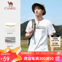 骆驼(CAMEL)短袖T恤速干上衣男士圆领户外透气宽松薄款运动上衣 A13BA6aJ055