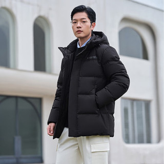 坦博尔（Tanboer）羽绒服男短款冬款休闲连帽防风保暖冬天男士冬天外套TA331557