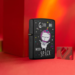 zippo之宝打火机之宝防风煤油续航寻梦猫火焰红生日礼物送男友含油