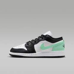 nike耐克airjordan1gs薄荷绿女子耐磨低帮板鞋运动休闲鞋553560131