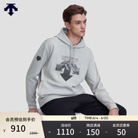 DESCENTE迪桑特 SKI STYLE系列 男子运动休闲连帽卫衣 灰色-GY M
