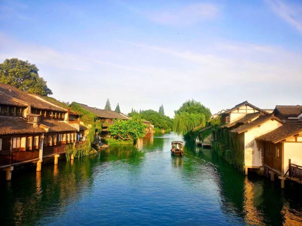 西栅景区内含双人门票全程不加价乌镇枕水度假通安客栈昭明书舍3店1晚