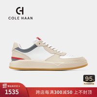colehaan/歌涵 男士休闲鞋 24夏季透气增高牛皮革运动休闲板鞋C40060 白色 42