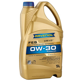 Ravenol FES 0W-30 国六 低灰 Ravenol拉锋 USVO酯类机油 C2 5L超金装