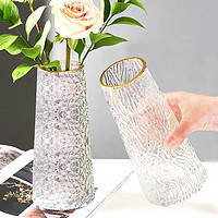 花瓶玻璃ins风轻奢高级感透明水养宿舍鲜花客厅干花插花摆件桌面