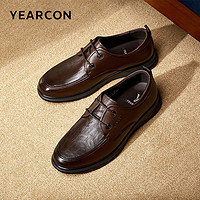 百亿补贴：YEARCON 意尔康 尔康男鞋2024新款真皮商务休闲皮鞋男士英伦风时尚皮鞋