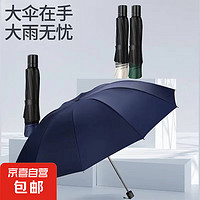 全网爆款】手动UV折叠黑胶防晒防紫外线遮阳晴雨两用伞 纯色雨伞颜色随机