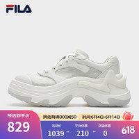 斐乐(FILA)官方女鞋DIVA摩登运动鞋2024夏新款鱼棘鞋厚底鞋老爹鞋