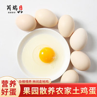 芮瑞 农家散养土鸡蛋 鲜鸡蛋柴鸡蛋初生蛋 生鲜 40g±5g/枚 10枚