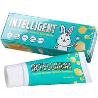 Intelligent 因特力净 因特力 儿童酵素牙膏0-12岁宝宝口腔清洁婴幼儿牙膏 水果原味40g