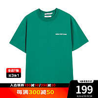 美特斯邦威男女同款T恤2024夏季皮克斯系列印花宽松短袖上衣 长荣绿 165/S