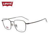 Levi's/李维斯 免费配镜 近视眼镜框架 依视路爱赞全晰膜御1.74/-1800度 KB7深枪色
