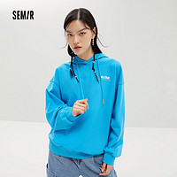 Semir 森马 潮流百搭ins韩版女款连帽卫衣 101521116005