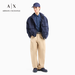 阿玛尼 EMPORIO ARMANIARMANI EXCHANGE【父亲节】24春夏AX男装翻领休闲商务衬衫