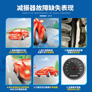 萨克斯（SACHS）减震器/避震器 前减一对 宝马X5(E70)/X6(E71)
