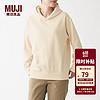 MUJI 無印良品 无印良品（MUJI）男女通用 紧密织毛圈 套头卫衣 男式 女式 无性别 ABI06A2S 原色 L-XL 180/104A