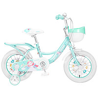 88VIP：FOREVER 永久 上海永久儿童自行车女童款带辅助轮3-6-9岁小女孩脚踏单车16/18寸