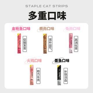 领先 Toptrees主食猫条猫咪成猫幼猫湿粮零食营养增肥5条装