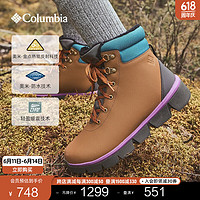 Columbia哥伦比亚户外女子轻盈缓震金点热能防水保暖雪地靴BL8467 234（卡其色） 40.5(26.5cm)