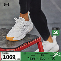安德玛 德玛（UNDERARMOUR）Project Rock强森6女子运动训练鞋3026535 白色100 37.5