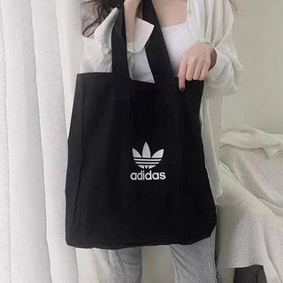 阿迪达斯 （adidas）运动包男包女包三叶草休闲包帆布包单肩包手拎包H64170 H64170黑色 NS