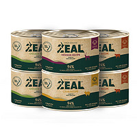 17日20点、PLUS会员：ZEAL 真致 0号全价无谷犬罐头 170g*6 混合口味