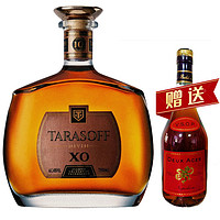 TARASOFF 摩尔多瓦原瓶塔拉索夫10年XO白兰地700mL  1瓶 带礼盒 额外赠送一支法国VSOP