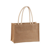 無印良品黄麻手提袋帆布袋环保托特包女通勤包无印良品麻布袋logo