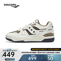 saucony 索康尼 CROSS 90板鞋男24年新款夏季情侣运动休闲鞋子男女同款 米褐32 37