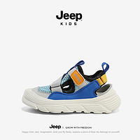 Jeep 吉普 儿童运动凉鞋沙滩鞋 蓝色 37码 鞋内长约23.9cm