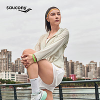 88VIP：saucony 索康尼 2024年新款女子梭织外套运动跑步防风防晒轻薄透气
