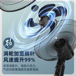 钻石牌 电风扇落地扇家用大风力台立式遥控宿舍摇头工业轻音电扇BY