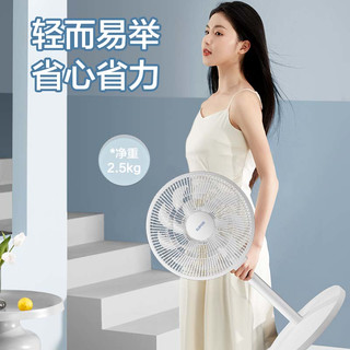苏泊尔（SUPOR）【15叶轻音柔风】电风扇落地摇头扇家用卧室客厅大风力台立两用落地扇 EFP-001A-30