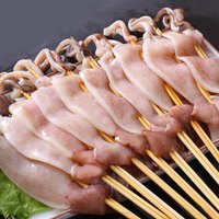 喵和渔鱿鱼串550g 10串/袋 去签净重更实惠 铁板烧烤火锅串串 海鲜