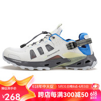 悍途 HUMTTO快速排水溯溪鞋清爽透气快速系带户外徒步鞋夏季网面休闲鞋 烟灰/宝蓝-男 39
