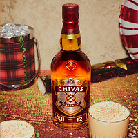 88VIP：CHIVAS 芝华士 l2年威士忌苏格兰英国进口500mx1瓶送礼洋酒派对酒烈酒特调
