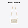 YVES SAINT LAURENT 圣罗兰 [12期免息]YSL/圣罗兰 女士白色CASSANDRE皮革链条包ysl包ysl包包