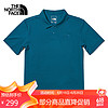 THE NORTH FACE 北面 短袖Polo男户外速干短袖T恤7WD2 蓝色/EFS