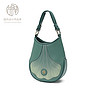 古伊西 新中式原创设计银杏刺绣手提包中国风轻奢包包